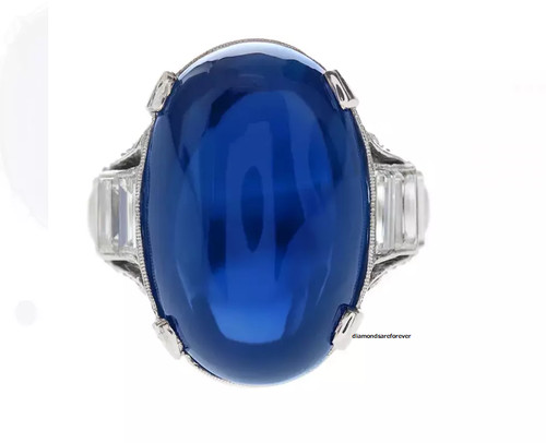 Anello edoardiano deep ceylon - deep,